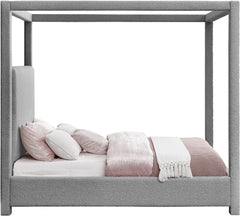 Eden - Boucle Fabric Upholstered Bed