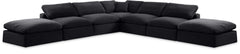 Comfy - 7 Piece Velvet Modular Corner Sectional