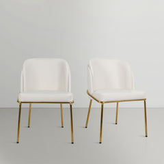 Jagger - Dining Chair (Set of 2) - Gold Base