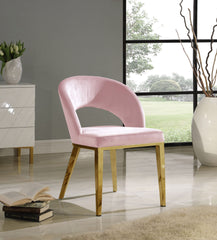 Roberto - Dining Chair with Gold Legs