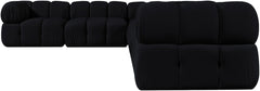 Orin - L-Shaped Velvet 6 Piece Modular Sectional