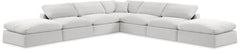 Comfy - 7 Piece Velvet Modular Corner Sectional
