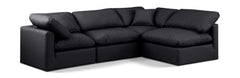 Indulge - Faux Leather 4 Piece Modular Sectional