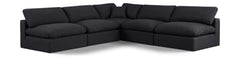 Comfy - 5 Piece Linen Modular Corner Armless Sectional
