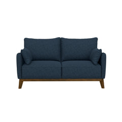 Loveseat With Flared Legs - Blue