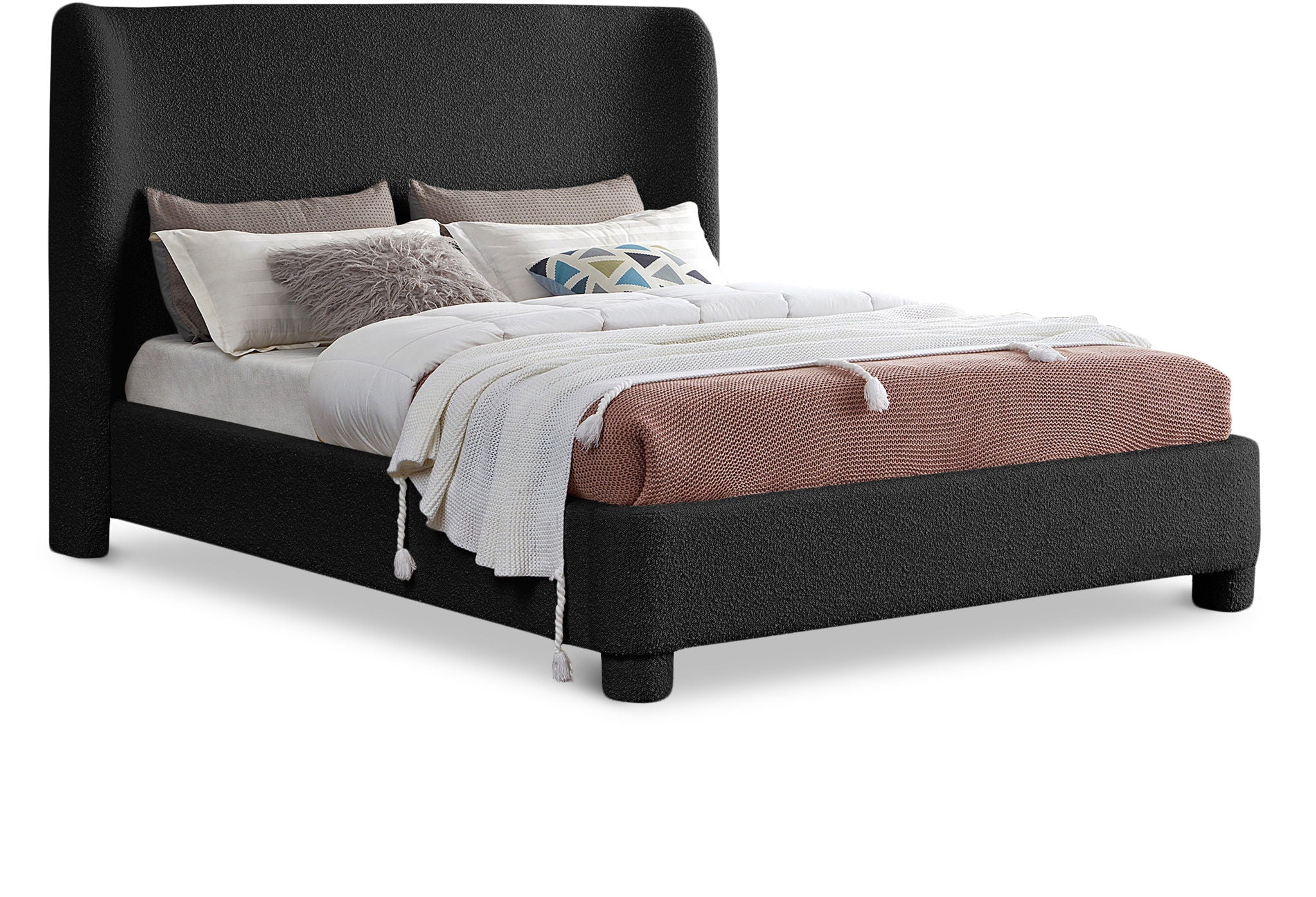 Penny - Boucle Fabric Bed