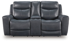 Next Move - Power Reclining Loveseat With Console / Adjustable Headrest