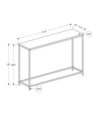 Accent Console Table For Entryway, Stable Support, Contemporary & Modern