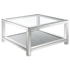 Valentina - Mirrored Coffee Table Set