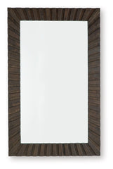 Advin - Dark Brown - Accent Mirror