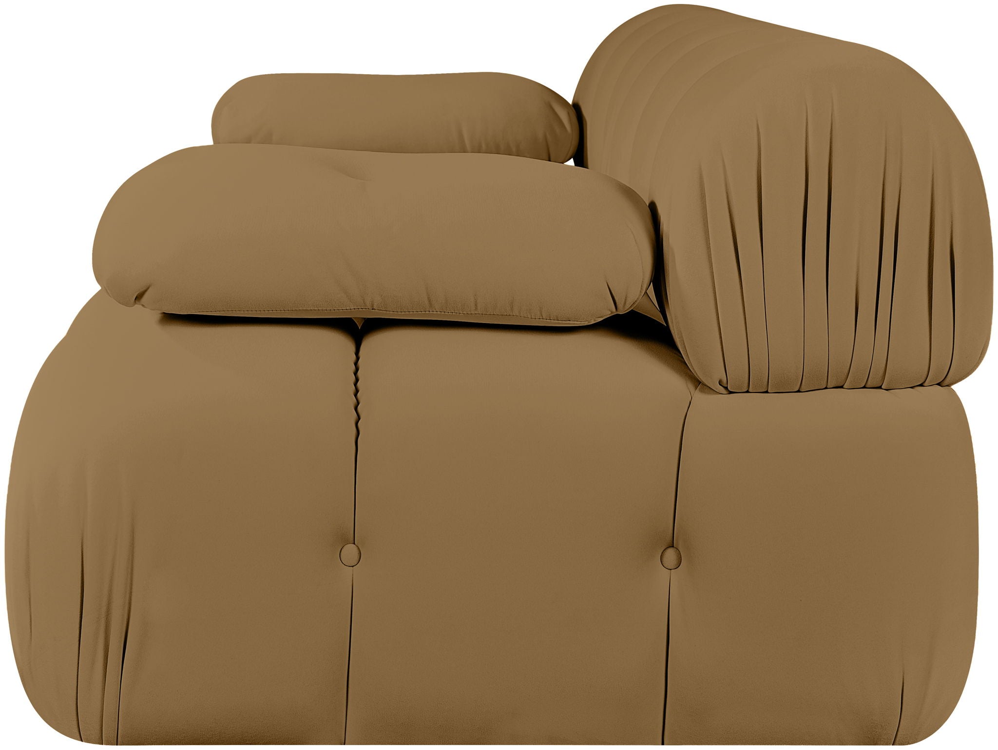 Orin - Velvet Performance Fabric Upholstered 2 Piece Modular Sofa