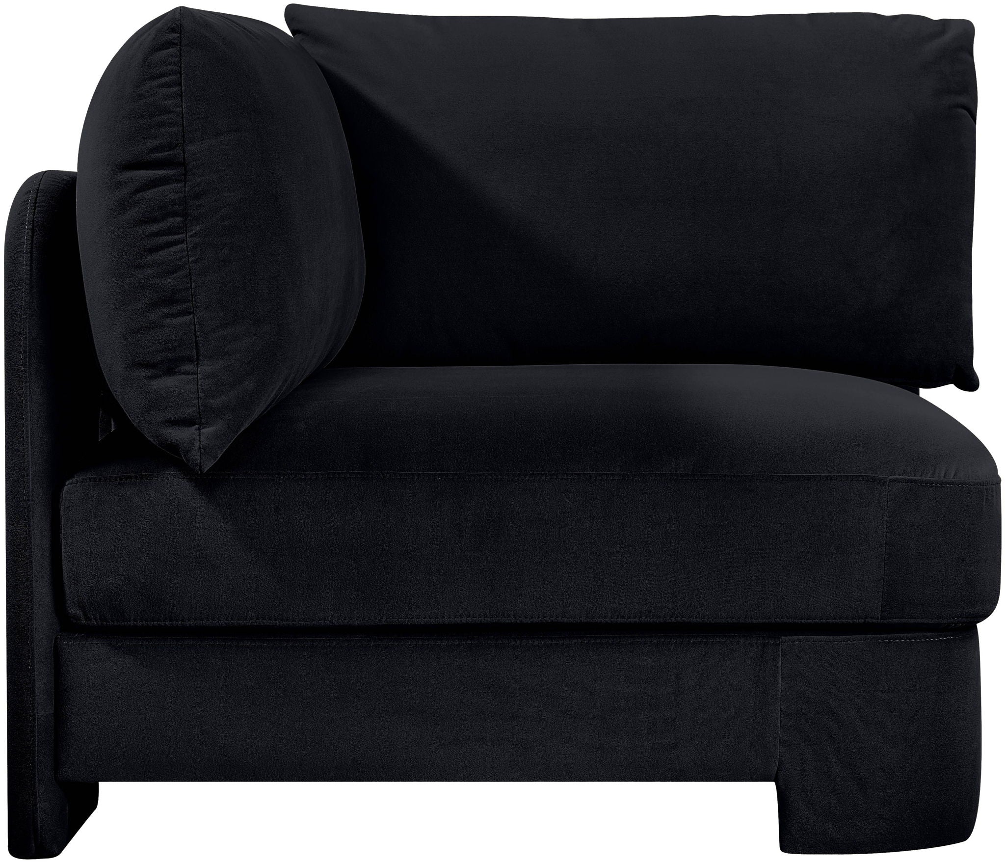 Hammond - Velvet Performance Fabric Upholstered Corner Chair