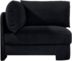 Hammond - Velvet Performance Fabric Upholstered Corner Chair