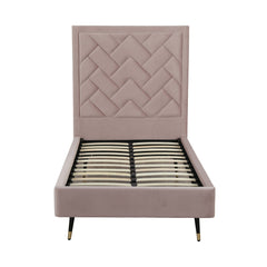 Crosby - Bed With Upholstered Headboard And Slats