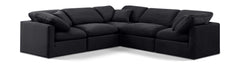 Indulge - Velvet 5 Piece Modular Corner Sectional