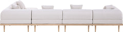 Laguna - 5 Piece 106.5" Upholstered Outdoor Patio Modular Sectional