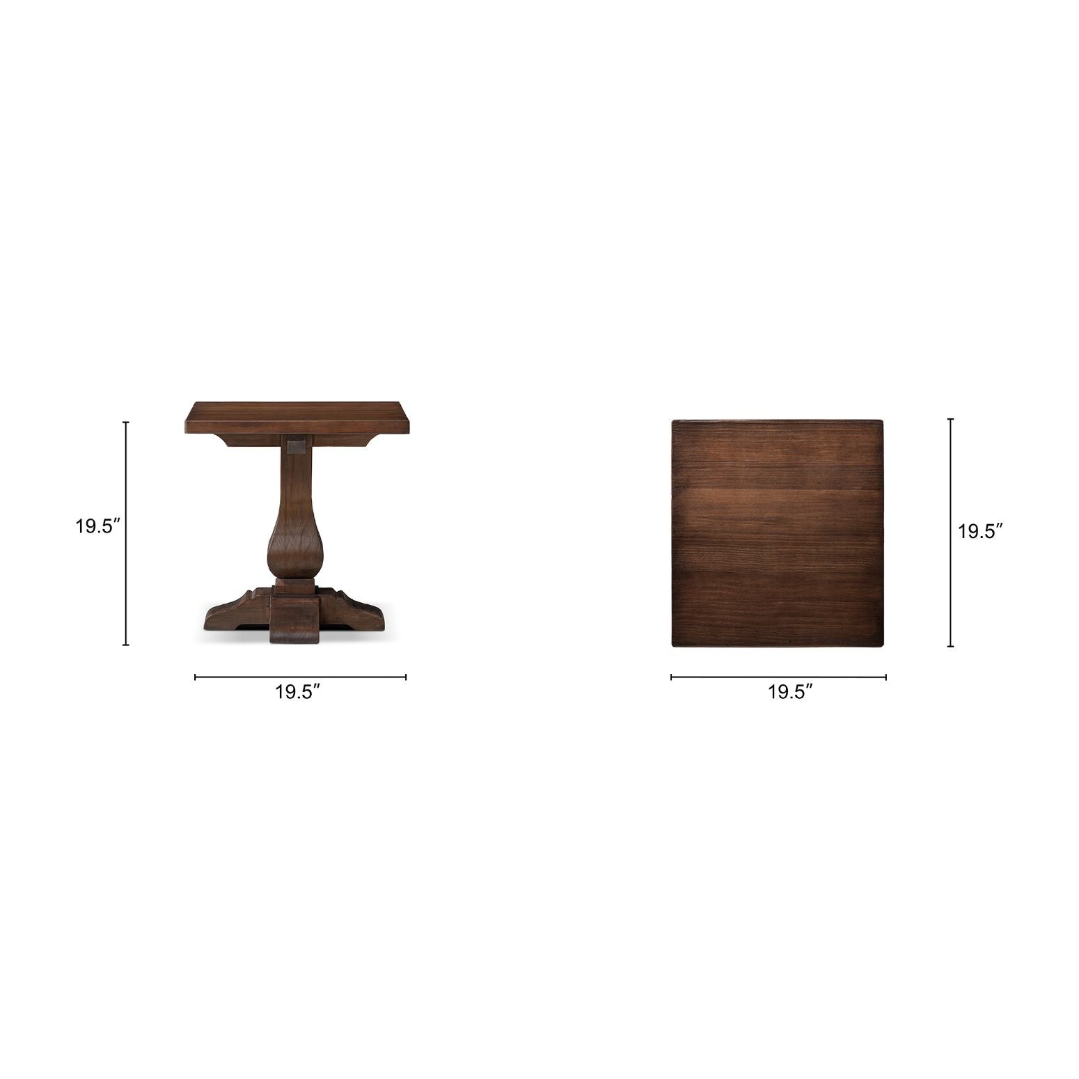 Whitmore - End Table - Brown