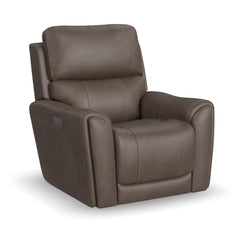 Carter - Power Recliner With Power Headrest & Lumbar - Cappuccino