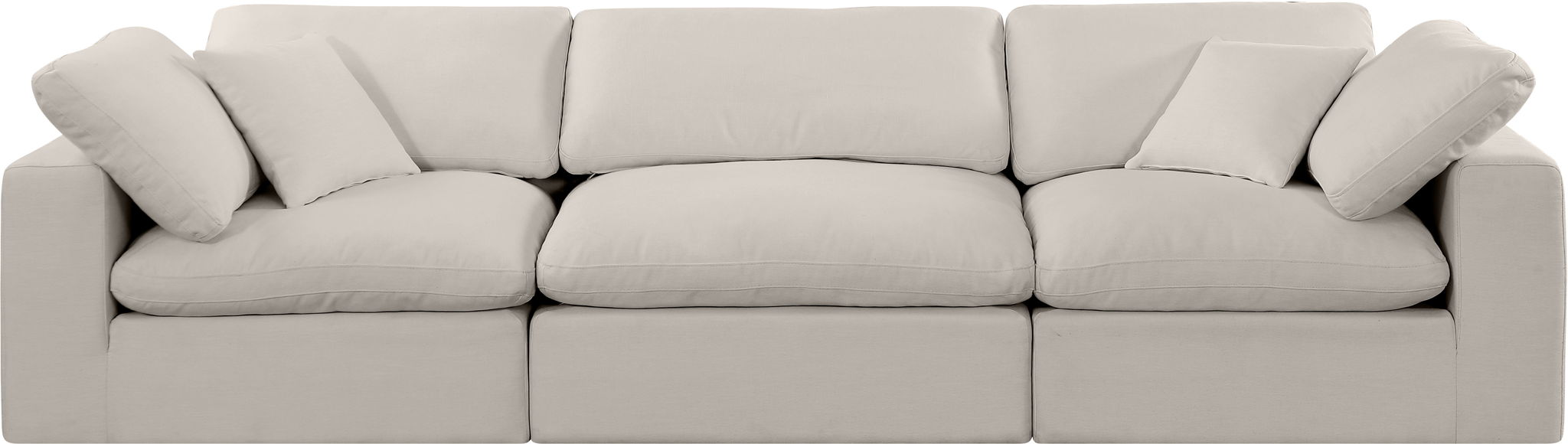 Comfy - Linen Modular Sofa 3 Seats