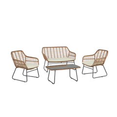 Antibes - 4 Piece Outdoor Conversation Set