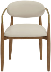 Riccio - Dining Arm Chair (Set of 2) - Walnut Frame