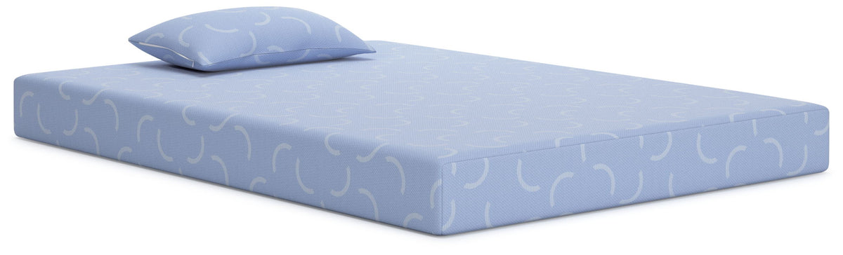 Ikidz Ocean - Mattress Twin size And Pillow Set of 2 - Blue