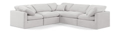 Indulge - Velvet 5 Piece Modular Corner Sectional