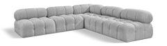 Ames - 5 Piece Fabric Modular Corner Sectional