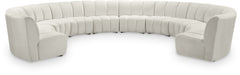 Infinity - 10 Piece Velvet Modular Sectional