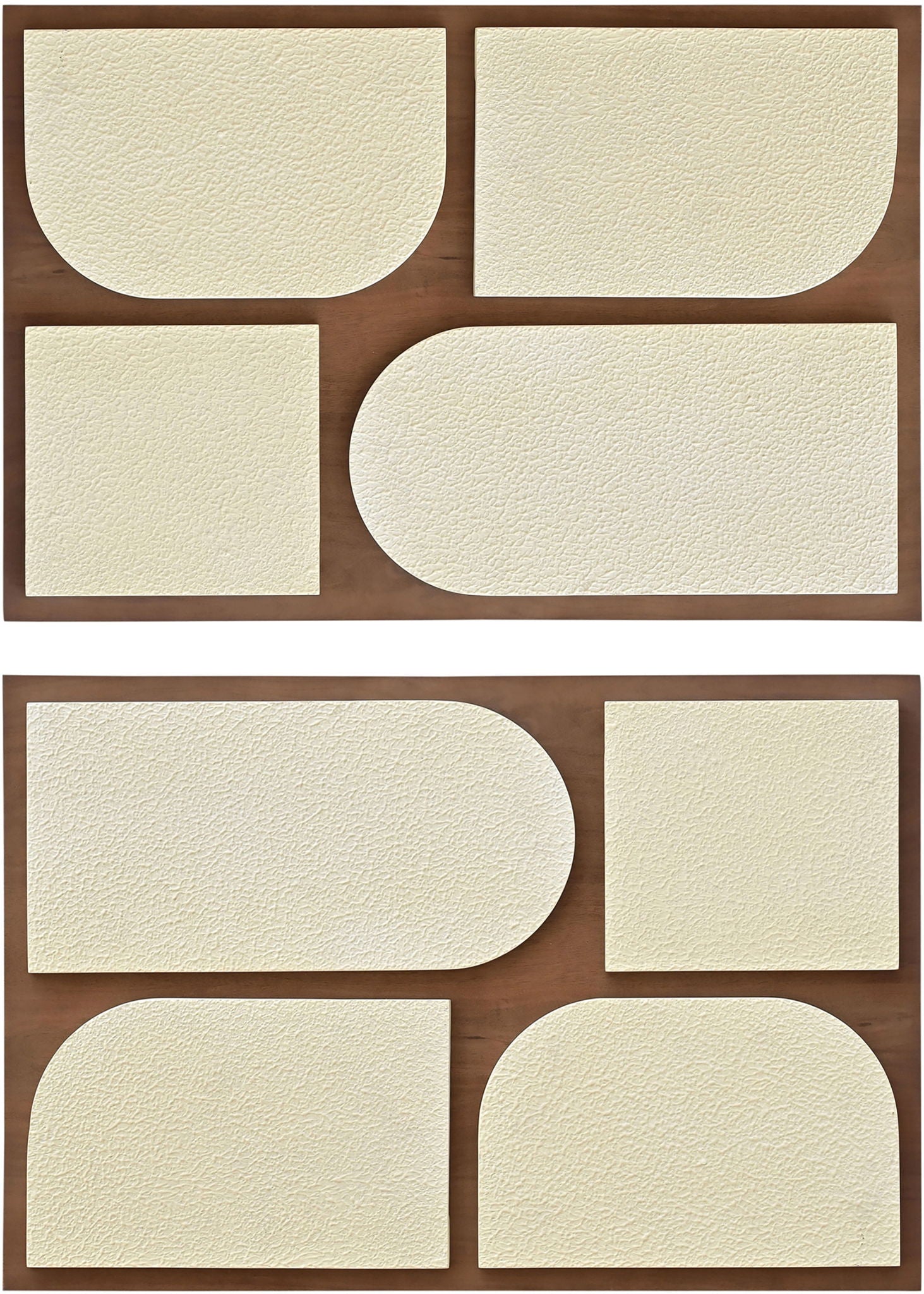 Icon - Mango Wood 2 Piece Wall Art