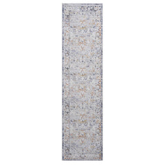 Payas - 2' X 8' Traditional Runner Rug - Ivory / Gray