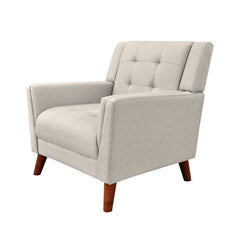 Luminaesque - Fabric Upholstered Armchair With Tufted Back
