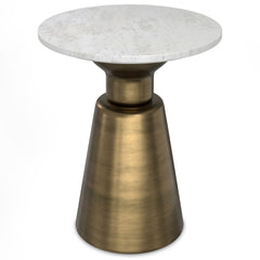 Leyla - Side Table - Antique Brass