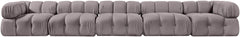 Orin - Fabric Velvet 5 Piece Modular Sofa
