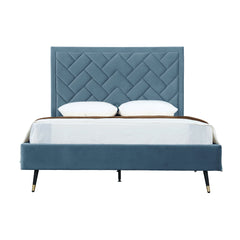 Crosby - Bed With Upholstered Headboard And Slats