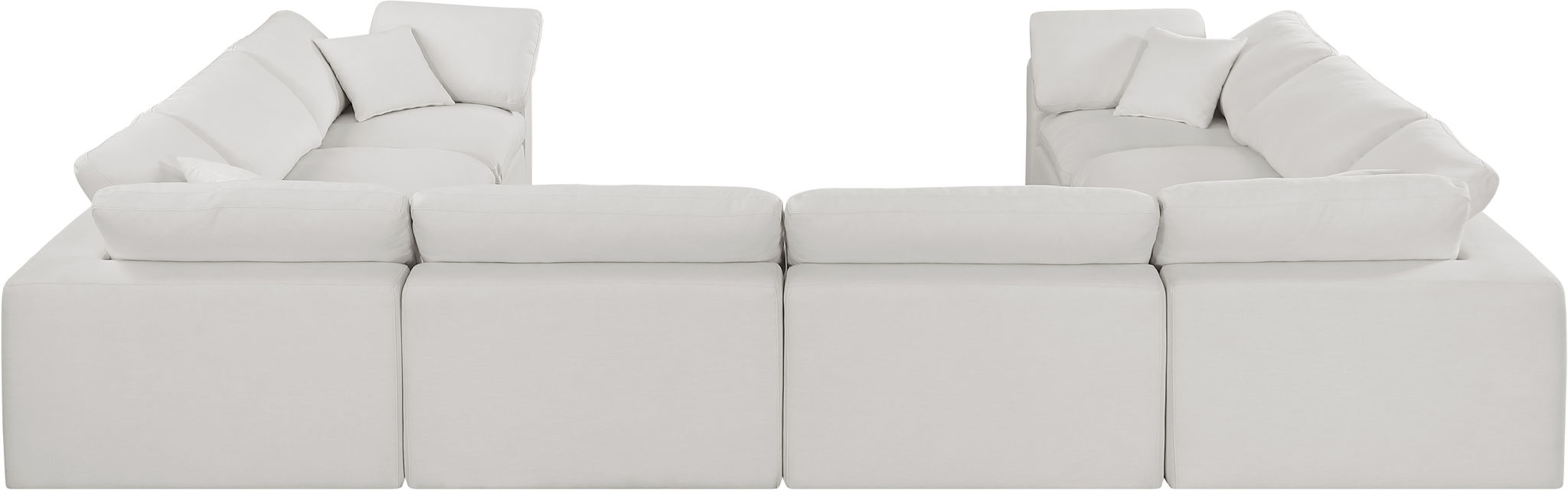 Comfy - 8 Piece Linen Modular Sectional