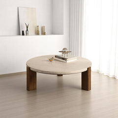 Leonardo - Coffee Table - Cream / Oak