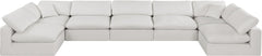 Comfy - 7 Piece Linen Modular Armless Sectional