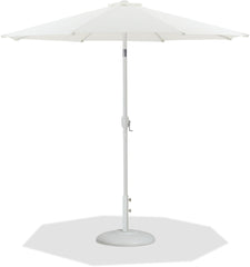 Fiji - Aluminum Patio Umbrella With Round White Base