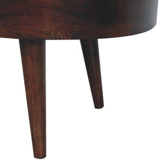 Rounded Wood Table