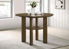 Ottowa - Round Counter Height Dining Table - Brown