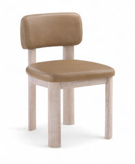 Paloma - Vegan Leather Upholstered Dining Chair (Set of 2) - Tan