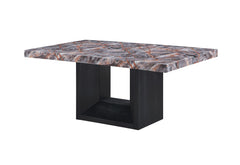 D02 - Dining Table - Lava / Black