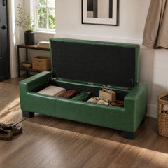 Tufted Storage Ottoman Bench