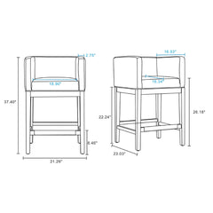 Kingsley - Counter Stool
