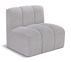 Arc - Boucle Fabric Straight Chair