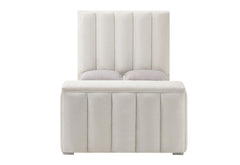 Serenity - 5 Piece Queen Bedroom Set - Natural / Cream