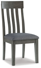 Hallanden - Dining UPH Side Chair (Set of 2) - Black / Gray