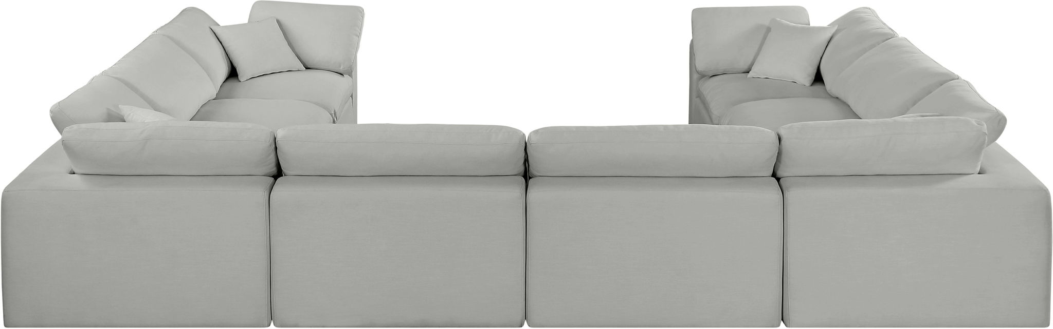 Comfy - 8 Piece Linen Modular Sectional