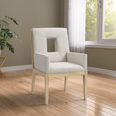 Gwendolyn - Dining Arm Chair With Natural Frame